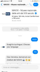 Il bot del museo MAXXI